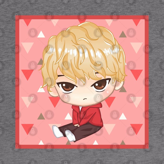 BTS KPOP V TAEHYUNG CUTE CHIBI CHARACTER by moonquarius